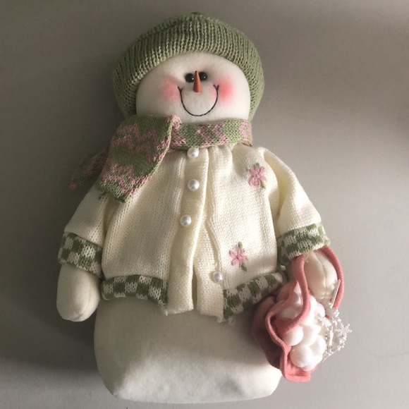 14” plush snowman set - Picture 2 of 4